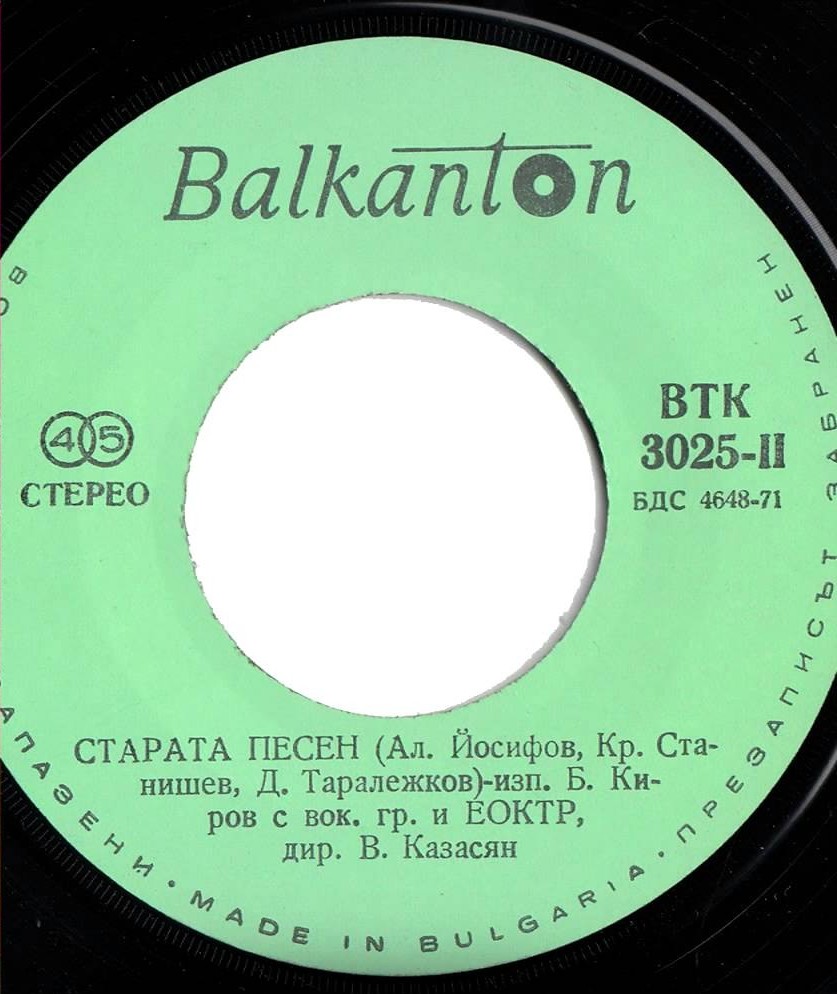 Българска телевизия. Мелодия на годината '72