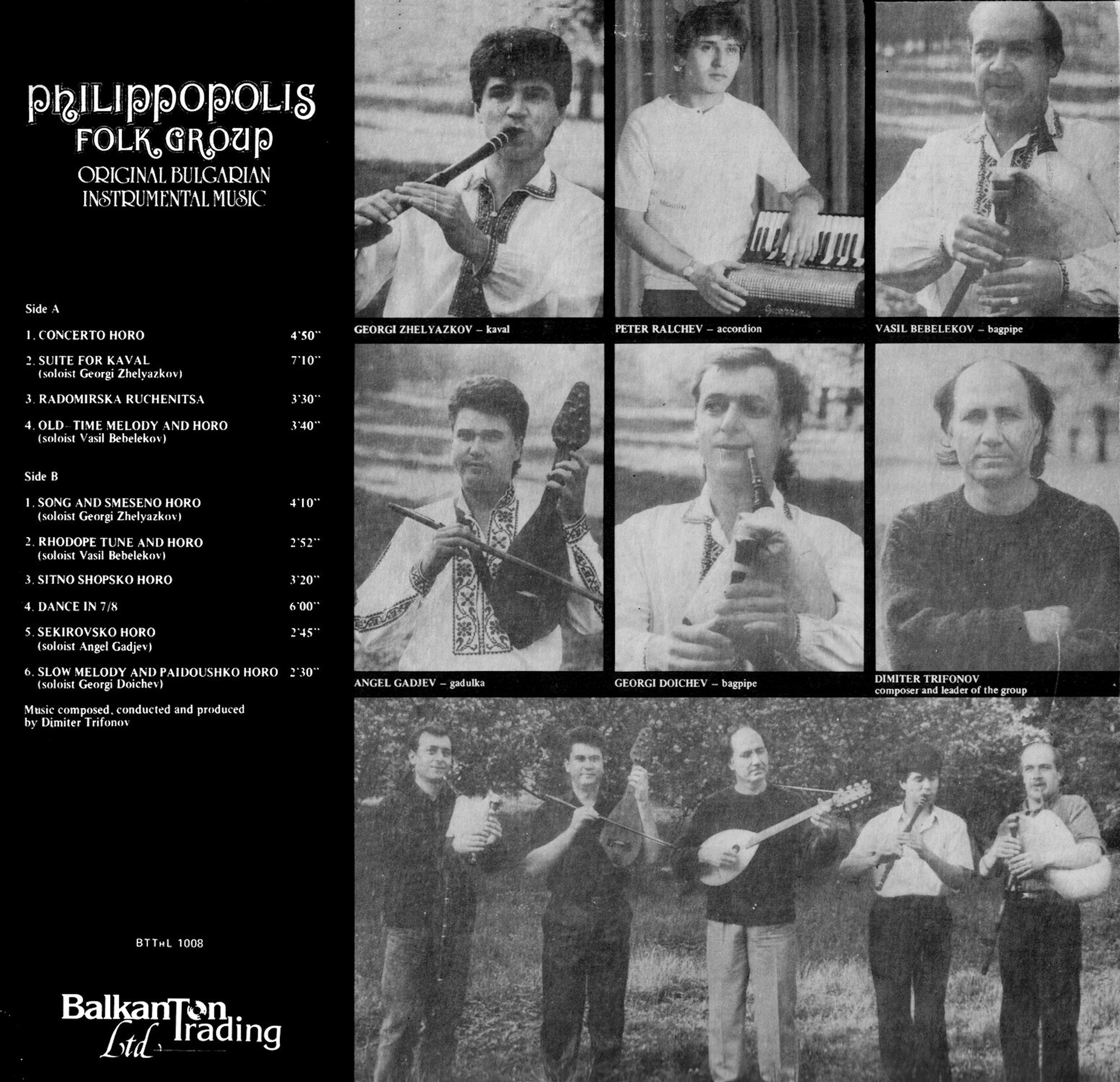Philippopolis Folk Group - Original Bulgarian Instrumental Music