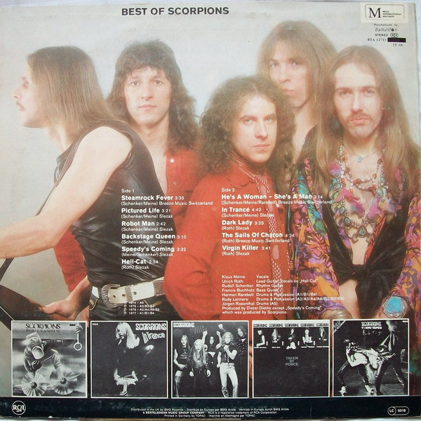 SCORPIONS – The Best Of Scorpions, Vol.1