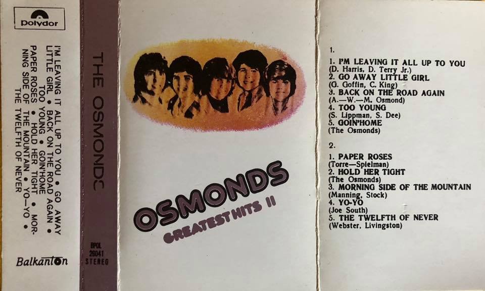 The Osmonds. Greatest Hits II