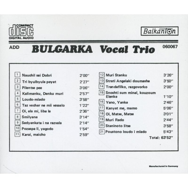 Vocal Trio "Bulgarka"
