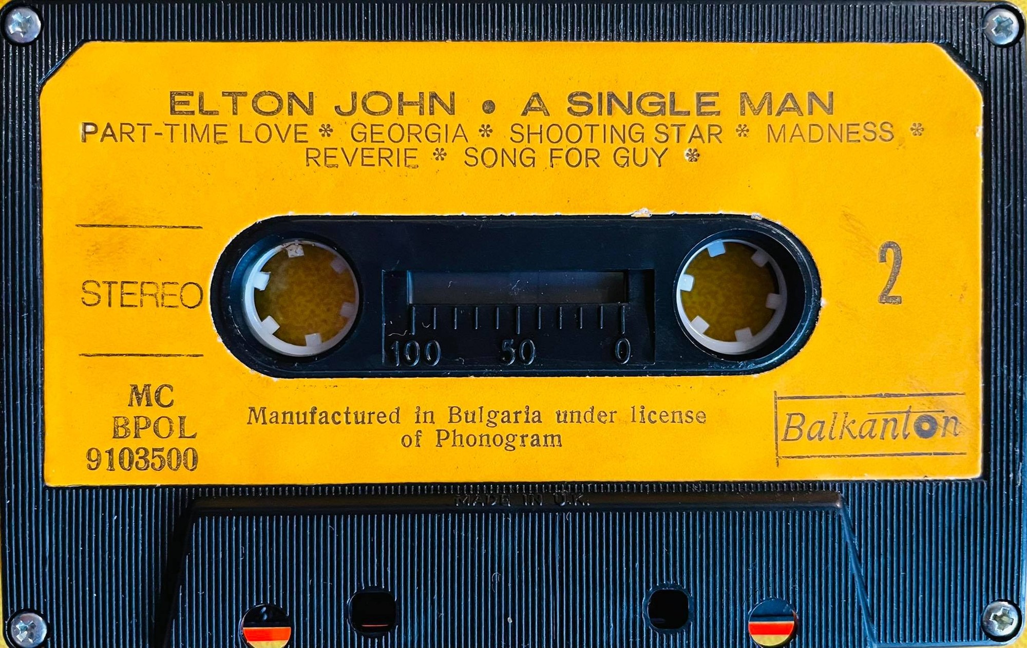 Elton JOHN. A Single Man