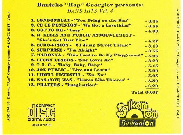 Dantcho "Rap" Georgiev presents: Dance Hits Vol. 4