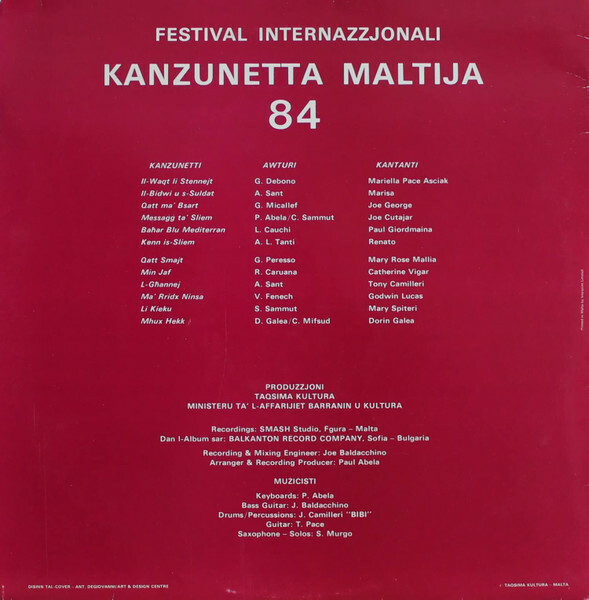 Festival Internazzjonali Kanzunetta Maltija 84
