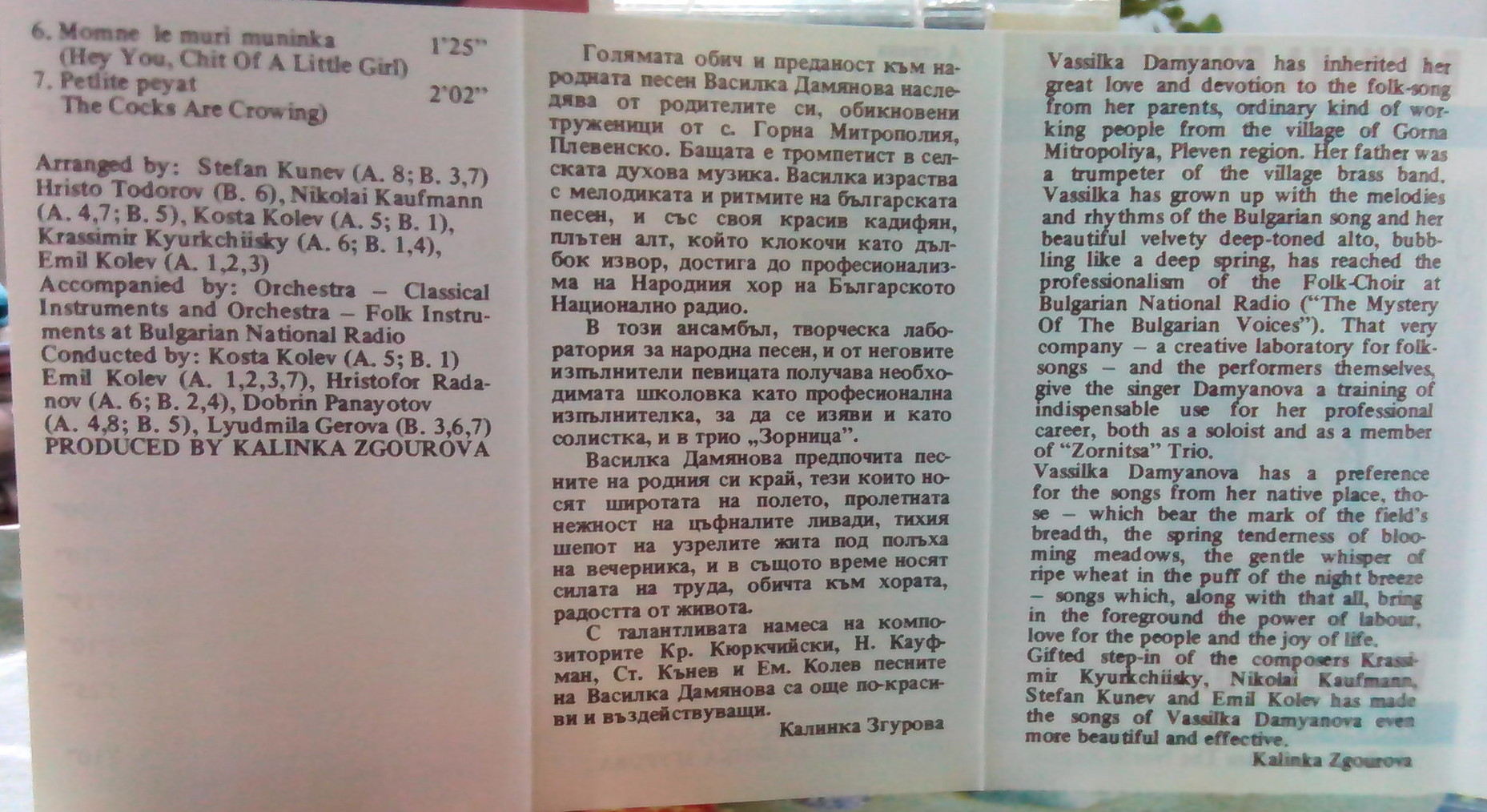 Василка Дамянова. Да би ми лудо любило