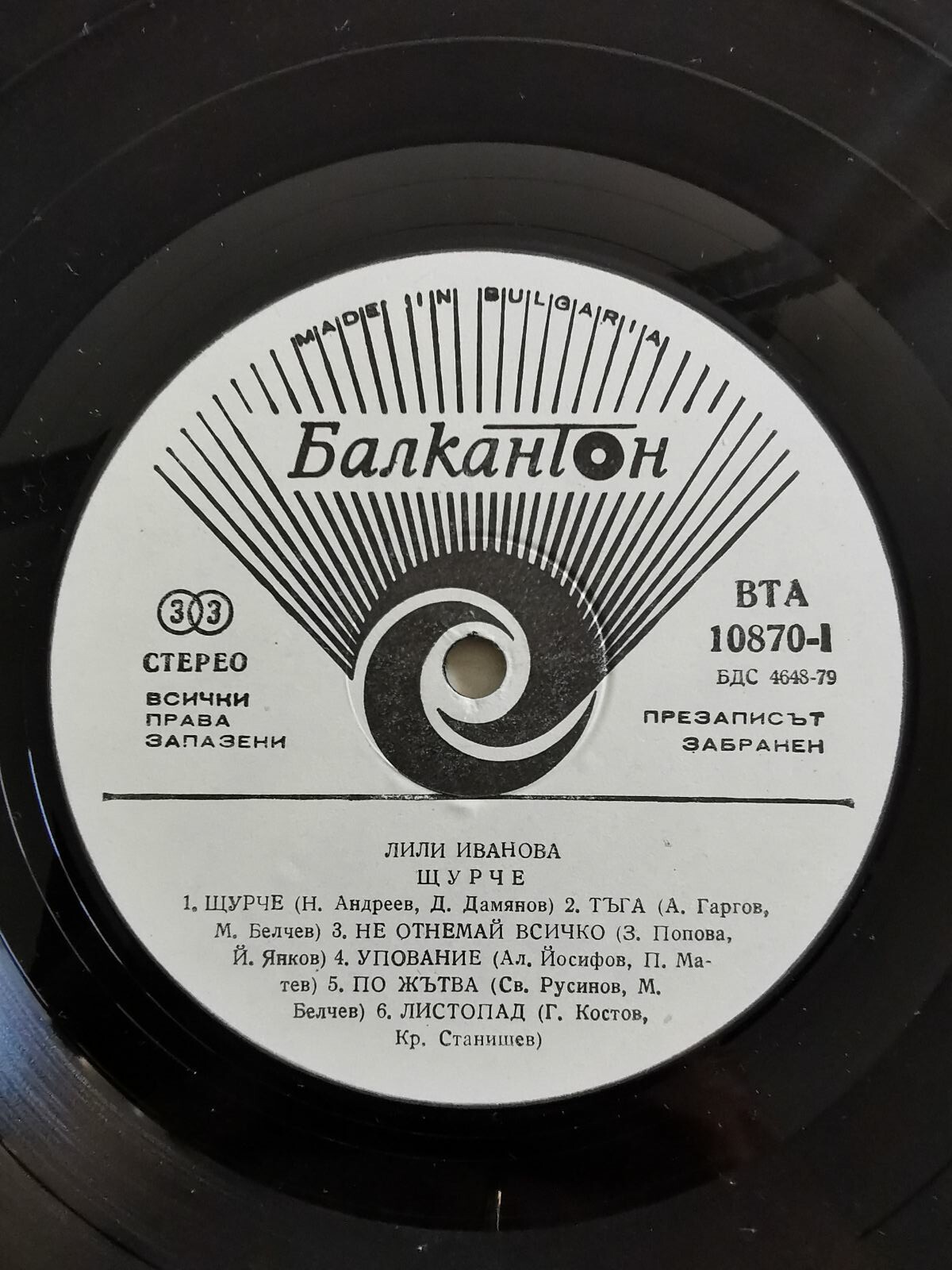 Лили Иванова. «Щурче»