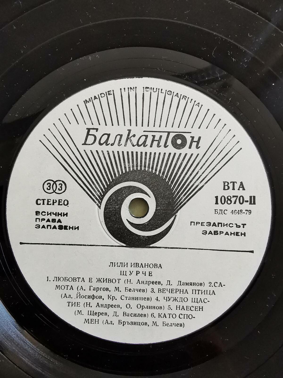 Лили Иванова. «Щурче»
