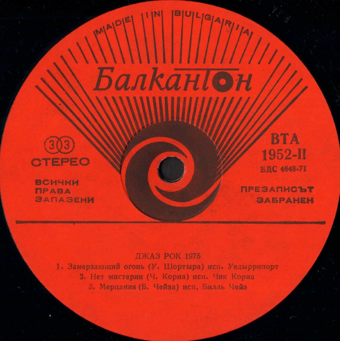 Джаз-панорама. Jazz Rock 1975