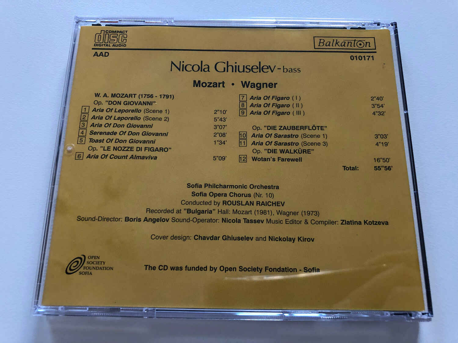 Nicola Ghiuselev. Arias by Mozart and Wagner